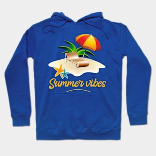 Summer Vibes - Summer Chilling - Beach Vibes Hoodie